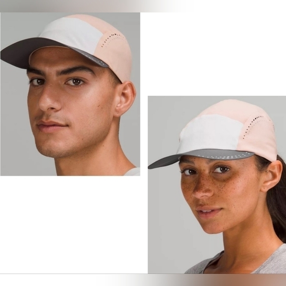 Lululemon Lightweight Crushable Run Hat Graphite Grey Pink Clay Seal Grey L / XL - Picture 2 of 16